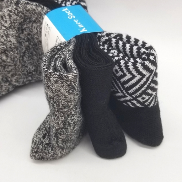 Hue Knee Socks 3-Pairs Deco Style for Women Size 4-10 - Picture 2 of 5